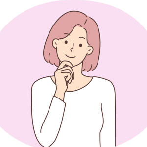 考える女性